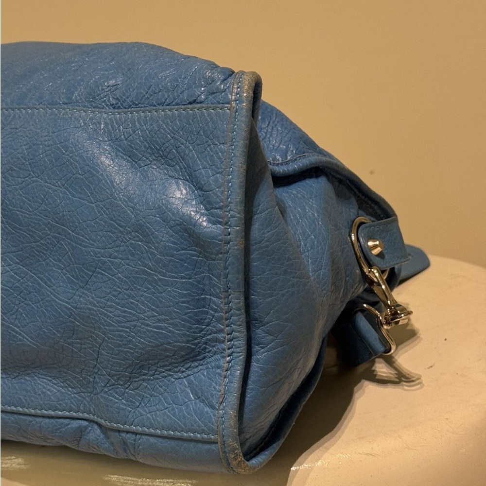 Balenciaga Part Time Le City Blue Leather Bag - Picture 11 of 12